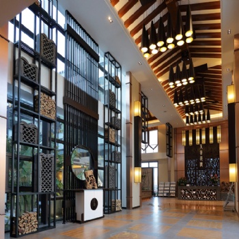 廠家定制酒店不銹鋼掛式屏風(fēng) 鏤空隔斷 辦公室客廳玄關(guān)花格
