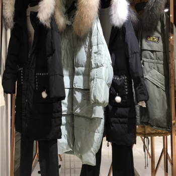 廣州女裝外貿(mào)原單羽絨服尾貨清倉(cāng)