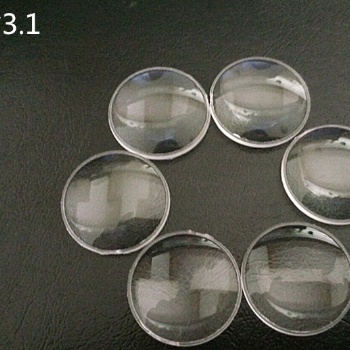 光學透鏡亞克力COB燈透鏡led手電筒路燈平凸小透鏡光學放大鏡