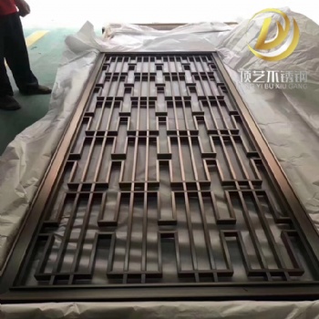 福鼎市拉絲不銹鋼屏風(fēng)隔斷