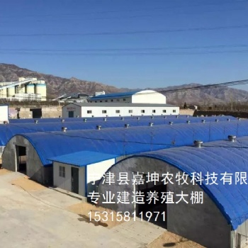 廠家直供連棟溫室大棚骨架 畜牧溫室大棚 養殖溫室大棚豬棚