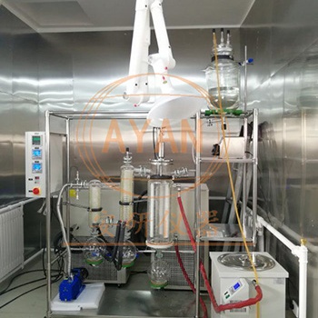 廣東刮膜式分子蒸餾AYAN-F100蒸發(fā)濃縮設備