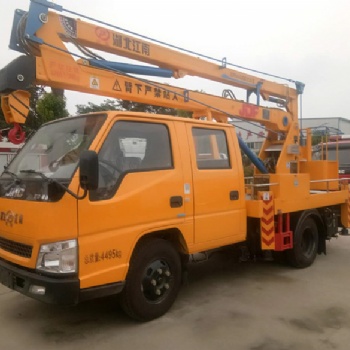 江鈴藍(lán)牌13米路燈維修液壓升降車