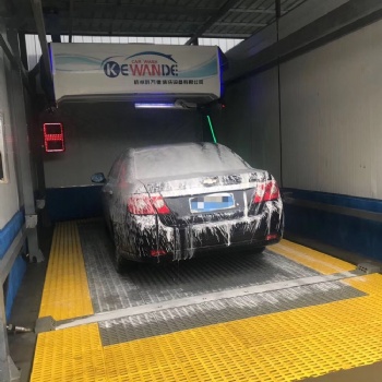 杭州科萬德海皇電腦全自動洗車機(jī)，360度無接觸一鍵啟動快速高壓清洗帶風(fēng)干