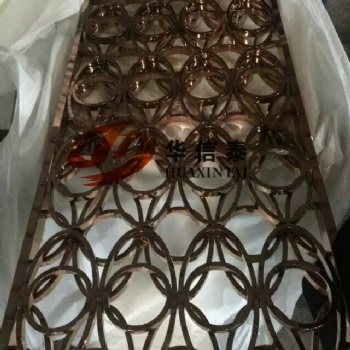 激光鏤空屏風(fēng)，不銹鋼藝術(shù)屏風(fēng)，高檔不銹鋼裝飾屏風(fēng)18924554402