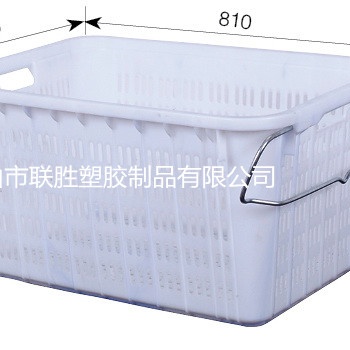 加厚塑料筐長方形帶輪特大號周轉(zhuǎn)筐收納筐工廠塑料框膠框服裝筐子