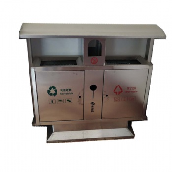 廠家 不銹鋼奧運桶 分類果皮箱 環(huán)衛(wèi)果屑箱