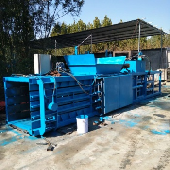 烏蘭察布臥式廢下腳料打包機(jī) 小型廢紙箱臥式液壓打包機(jī)