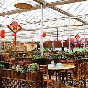智能玻璃生態餐廳溫室 生態餐廳溫室大棚價格 生態餐廳設計