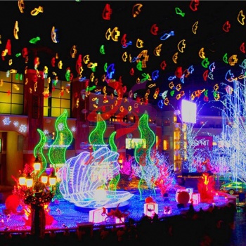 燈光節(jié)燈光秀大型戶外LED夢(mèng)幻音樂造型光雕設(shè)計(jì)制作亮化公園綠地華亦彩廠家定制