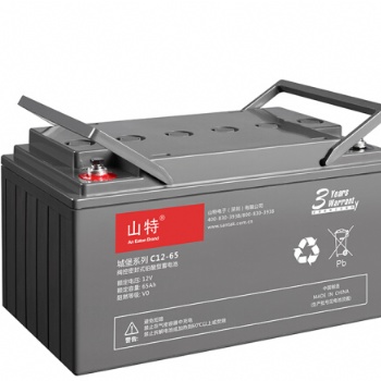 杭州SANTAK山特蓄電池C12-65/12V6H免維護(hù)鉛酸蓄電池UPS電源用電池