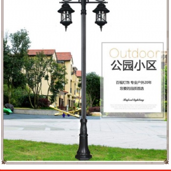 歐式雙頭庭院燈生產(chǎn)廠家 庭院燈樣式
