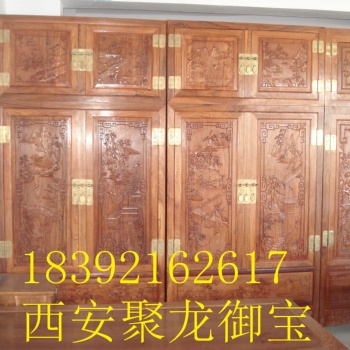 西安仿古紅木衣柜 老榆木衣柜廠家批發 中式衣柜定制價格