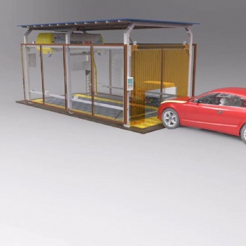杭州科萬德全自動洗車機電腦智能洗護一體機可無人值守洗車效率高