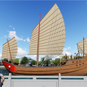 深圳歐式觀光木船 園林帆船 海盜船批發(fā)廠家