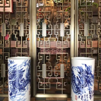 北歐鐵藝簡約現代金屬不銹鋼屏風中式餐廳客廳玄關鏤空隔斷裝飾 鐵藝每平方(效果不一