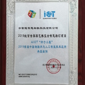 中智德智慧路燈2019年二典型應(yīng)用案例企業(yè)