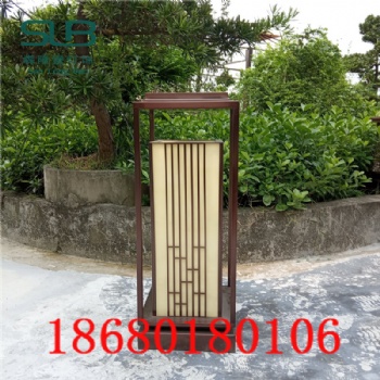 園林設計草坪燈庭院花園景觀草坪燈拉絲小區門口立柱燈