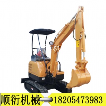 園林0.8噸農用植樹挖土機 農用溝渠果園挖坑機