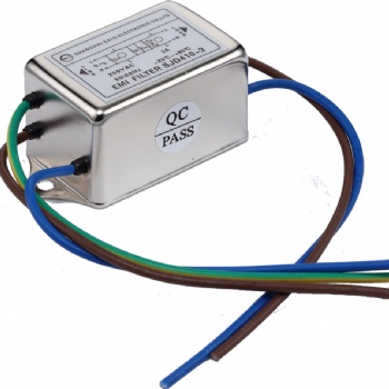 賽紀(jì)濾波器220V/380V單相雙級EMI抗干擾音響音頻端子臺插座凈化器