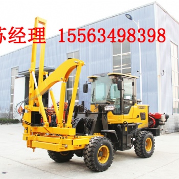 公路護(hù)欄打樁機(jī) 行業(yè)推薦護(hù)欄打樁機(jī) 打樁鉆孔兩用護(hù)欄打樁機(jī)