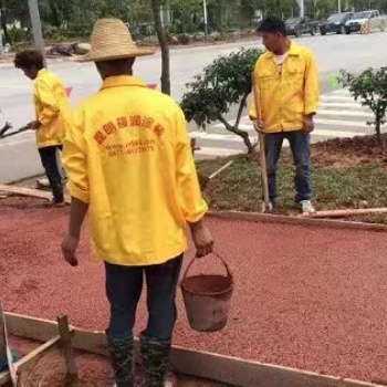 昆明透水地坪、昆明透水混凝土、昆明彩色透水地坪、昆明彩色透水混凝土