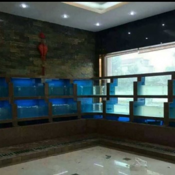 恩平市專業(yè)餐飲土建玻璃移動不銹鋼海鮮池定做 恩平市附近海鮮池定做公司