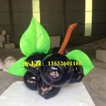 農業博覽會主題藍莓雕塑玻璃鋼模型被用作宣傳果園文化