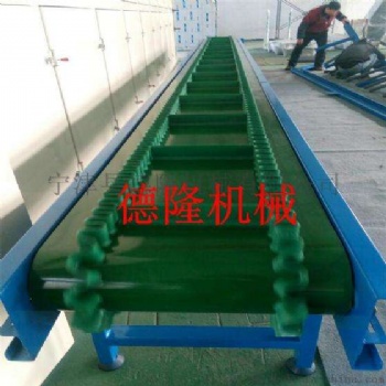 山東德隆面粉顆粒爬坡輸送機(jī)皮帶轉(zhuǎn)彎?rùn)C(jī)環(huán)形皮帶流水線(xiàn)