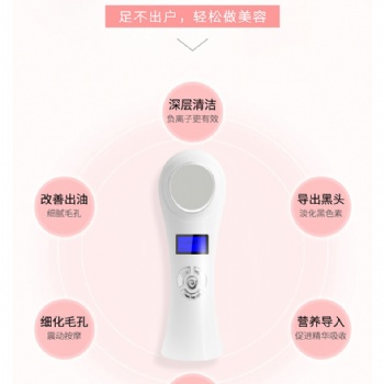 花無缺家用冷熱美容器導(dǎo)入儀多功能臉部按摩器導(dǎo)入導(dǎo)出潔面儀廠家