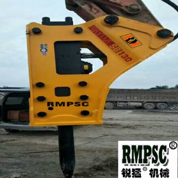 銳猛165液壓破碎錘三角直角炮錘礦山性能穩定挖掘機油錘質優價廉鉤機