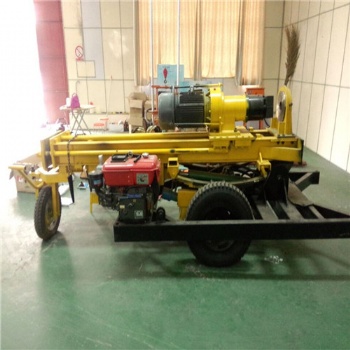 輪式氣動水井鉆機(jī) HQZ200型自行式氣動鉆井機(jī)廠家