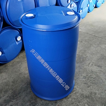 運城200L雙環塑料桶臨汾200公斤塑料桶大藍桶化工膠桶