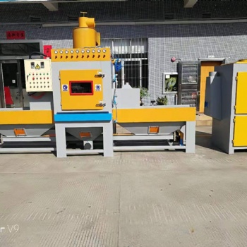 深圳百創(chuàng)噴砂機 平面輸送式自動噴砂機 全自動噴砂機廠價定制