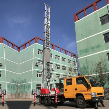 青島云梯高空作業(yè)云梯車裝修上料性價比**