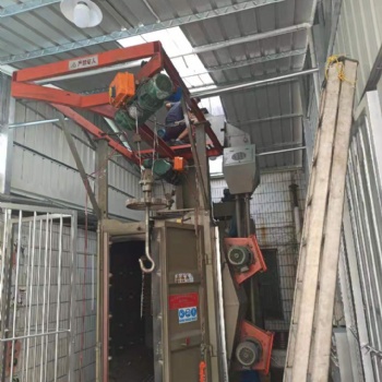 寧波吊鉤式拋丸機 鑄造件鍛件自動打氧化皮設備 雙鉤拋丸機