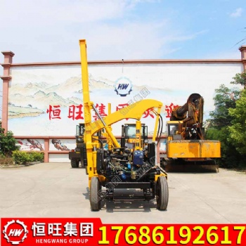 護(hù)欄打樁機 多功能打樁機 高速公路護(hù)欄打樁機