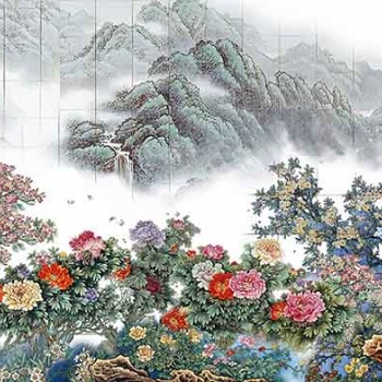 酒店大堂裝飾陶瓷壁畫手繪陶瓷壁畫景德鎮(zhèn)大型陶瓷壁畫廠
