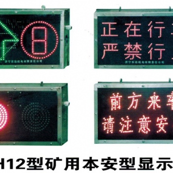 山東崠礦安牌礦用PH12本安顯示屏滾動(dòng)字體