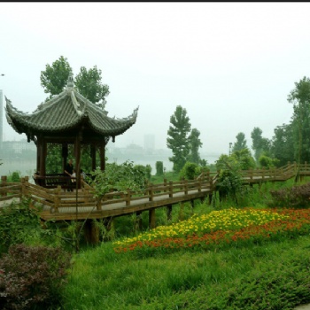 供應成都景觀亭子，防腐木亭子定制廠家