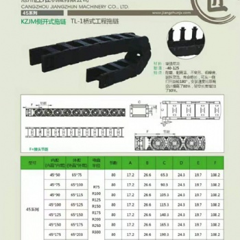滄州匠準機械 高端拖鏈生產廠家