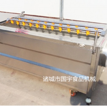 扇貝 牡蠣 蛤蜊多功能毛輥清洗機