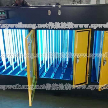 鄒平偉航全新UV光氧凈化設備，光氧催化設備，水簾噴漆柜，活性炭柜偉航制造