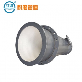 耐磨彎頭,耐磨剛玉陶瓷復合管,江蘇江河節約成本30％廠家