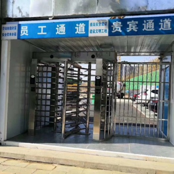 工地監獄全高十字轉閘價格 雙通道全高轉閘生產廠家