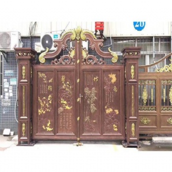 圍墻大門寶坻區(qū)鋁藝陽臺護(hù)欄定制