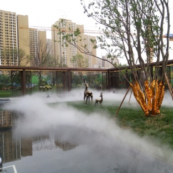 西安霧森人造霧、景觀噴霧造景、室外噴霧降溫設(shè)備供應(yīng)及項(xiàng)目承包