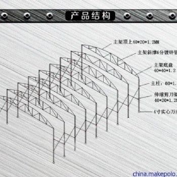 天津靜海區(qū)推拉雨棚廠家定制