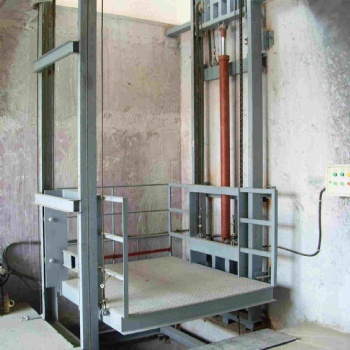 北京貨梯液壓升降平臺廠房簡易導軌式貨梯1噸2噸3噸5噸倉庫貨運升降機