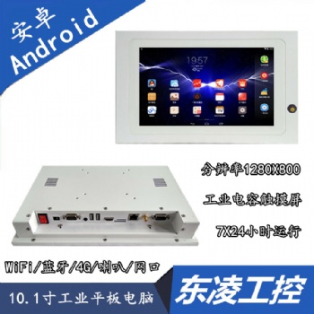 低能耗10.1寸安卓工業平板電腦WiFi網口